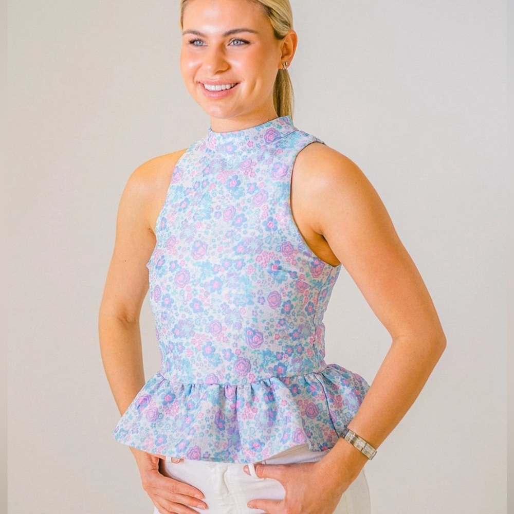 ARLO PEPLUM TOP